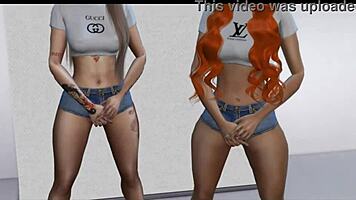 ice spice and latto in photoshoot session