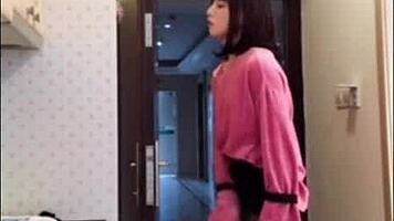 asian ladyboy jerks off flashing woman and cums 💦