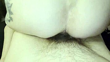 Huge Petite Barefoot Girl Rides Cock in POV Blowjob Cowgirl Reverse Creampie Quickie