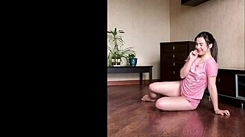 dane jones with cute young 18+ babe hayli sanders in lockdown