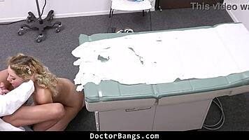 Doctor Performs Intimate Study On Teen Patient With Blowjob And Monster Cock In Missionary Position