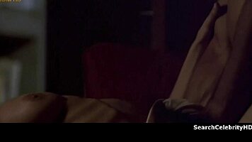 charlotte lewis topless in sketch artist 1993, giving a sexy blowjob.