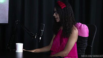 Compilation Of Spaghetti Swing Cast With Tiffany Rocha In Sheer Red