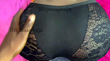 Teen Wetpussynaija gets bent over for monster cock anal in underwear