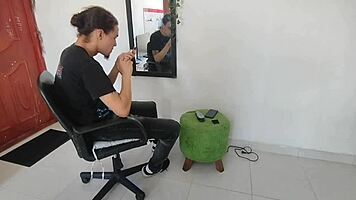 hermanastra cachonda me da mamada y luego la follo por el coño 😏