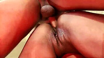 Watch this milf and teen in threesome, so wet and hard