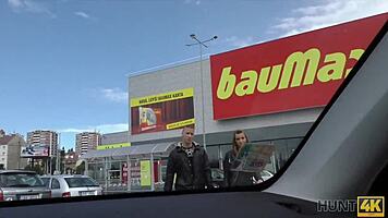 In this hidden outdoor scene, I bought a young European pussy for cash while shopping. Getting a blowjob and fingering her.