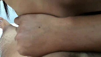 Natural Big Boobs Myanmar Girl Kisses Dick And Tries Boobjob