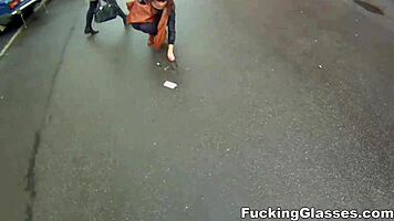 Fucking glasses - not shy to fuck on stairway rina teen 18+ porn