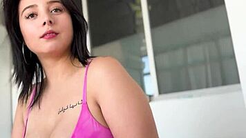 Colombian Big Tits Babe Celeste Morant Swallows Cum In Hot Interracial Threesome