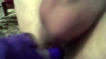 wife fucks husband with dildo in ass making him cum everywhere