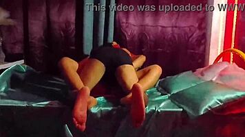 Young 18+ Mexican Girlfriend Shows Tits In Bedroom Homemade Video