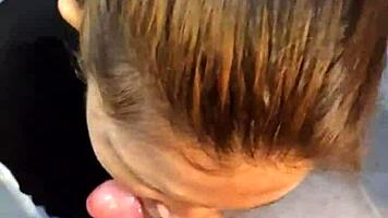 Girl Next Door Fucks in Bathroom Quickly