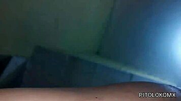 Creampie a Rica Jovencita with Big Natural Tits in College Wet Session