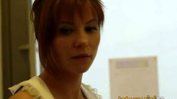 The ho got interracial anal with a big black cock.