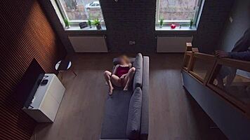 roommate caught me masturbating and i continue as he watches