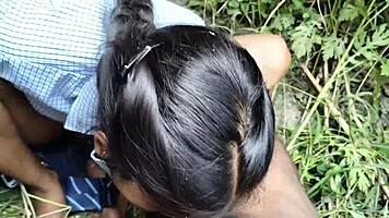 My Indian College Girlfriend's Adventure In The Jungle