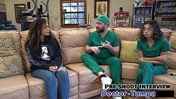 dr tampa checks mara luv at university entrance 😏