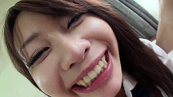 japanese cutie fucked in hairy pussy creampie