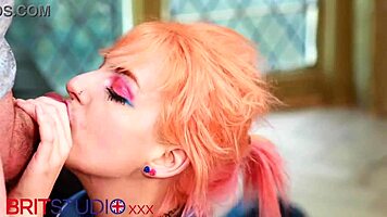 hot nurse in costume bangs and sucks off all her patients