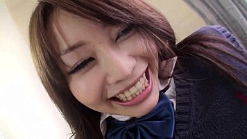 japanese cutie fucked in hairy pussy creampie