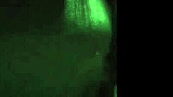 Tattooed Chubby Cougar Shows Big Tits While Dancing In Public Bath