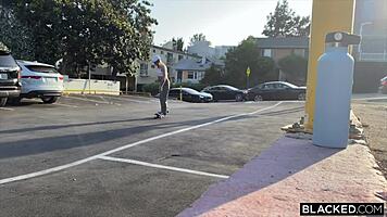 oh man, dylan moore, you're squirting all over jason's thick bbc in interracial action