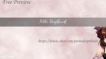 Hands And Feet Tied Sloppy Throatfuck In Two Positions With Cum Swallow