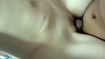 Stepmother addicted to her stepson's big cock! Watch her blowjob and rough missionary!