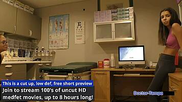 dr tampa - the sisters 1st gyno exam - angel santana and aria nicole 😏