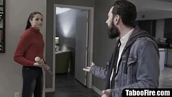 So, you think this hot brunette can handle getting fucked hard by a creep?