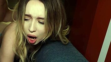 Petite Asian Babe Enjoys Rough Blowjob and Doggystyle Pounding with Cum in Mouth Finish