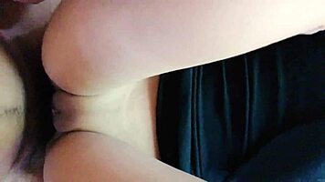 Young Teen Sucks Boss Cock in Hairless Anal Sex