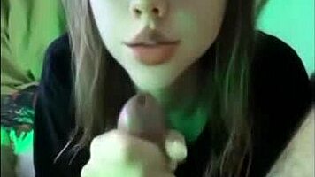 subtle tease as girl sucks dick on snapchat