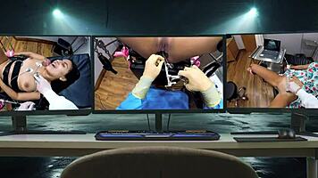 dr tampa - the sisters 1st gyno exam - angel santana and aria nicole 😏