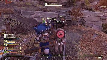 crazycat fucks eight virgins wild in fallout 76... oh man, what a horny mess