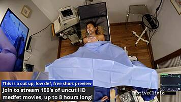 Petite tanned latina kalani luana spreads legs wide in gloves for intense slapping and gaping parody humiliation