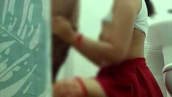 Mexican Stepsister In Miniskirt Spied On Hidden Cam Doggystyle Creampie With Teacher