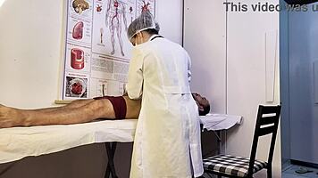 Paciente no aguanta e fica ereto na frente da enfermeira durante o exame?