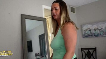 Britney mae teases with just the head in before full intense pounding in missionary