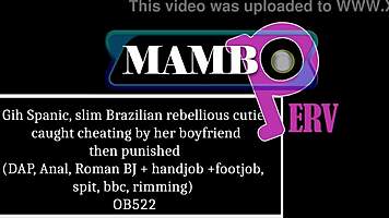 Slim Brazilian Cutie Caught Cheating and Faces Consequences