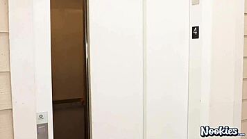 Brunette Teen Fucks Big Cock on First Date in Reality Show