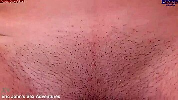 Adrienne anderson, just 18, loves her first porn scene with eric john on erotiquetvlive, getting cum on tits.