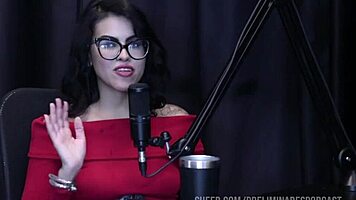 Caroleta Roots' best moments in preliminares podcast with bia hot - part 1 on sheer red