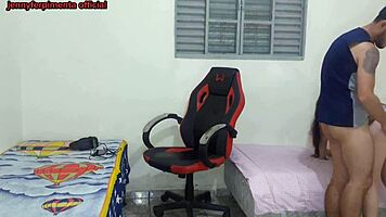 Stepsister Changes Near Stepbrother He Fucks Her On Chair