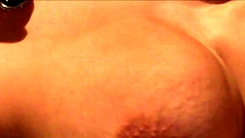 Big tit girl in pantyhose loves sucking monster cock, then rides it doggystyle with clit stimulation