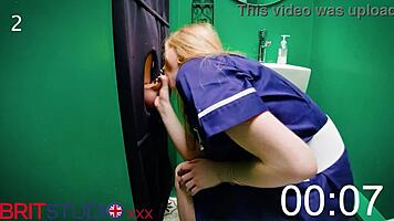 Compilation of teen patients' first cumshot experiences in hospital