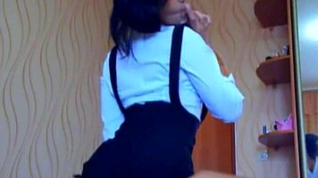 Beautiful Cam Girl In Sexy Skirt