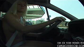 young german amateur naked at the car wash
