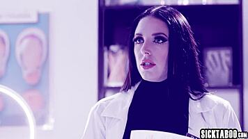 Latina babe tries wild experiment with busty milf